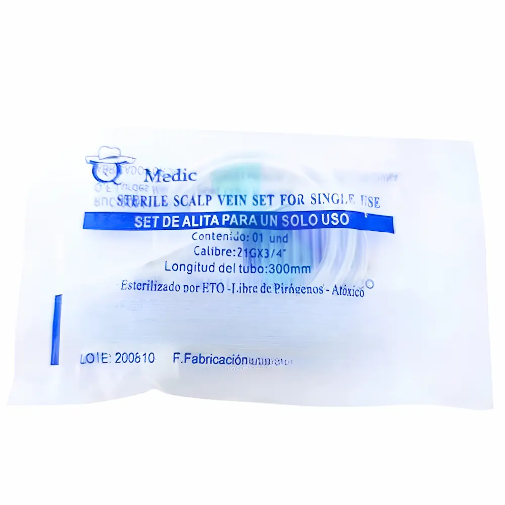 Equipo De Venoclisis Iq Medic® #21 X 3/4 (1 Caja 25 Unid.)