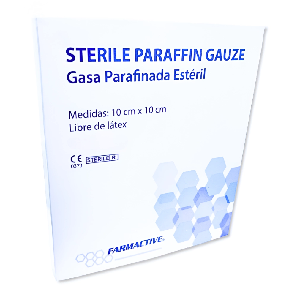 Gasa Parafinada Farmactive® Curación Antiadherente 10X10 (1 Caja 15 Unid.) Gasa Parafinada Farmactive® Curación Antiadherente 10X10 (1 Caja 15 Unid.)