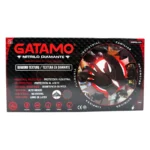 Gatamo® Guante Nitrilo Negro Máxima Resistencia (1 Caja 100 Unid)