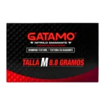 Gatamo® Guante Nitrilo Negro Máxima Resistencia (1 Caja 100 Unid) M