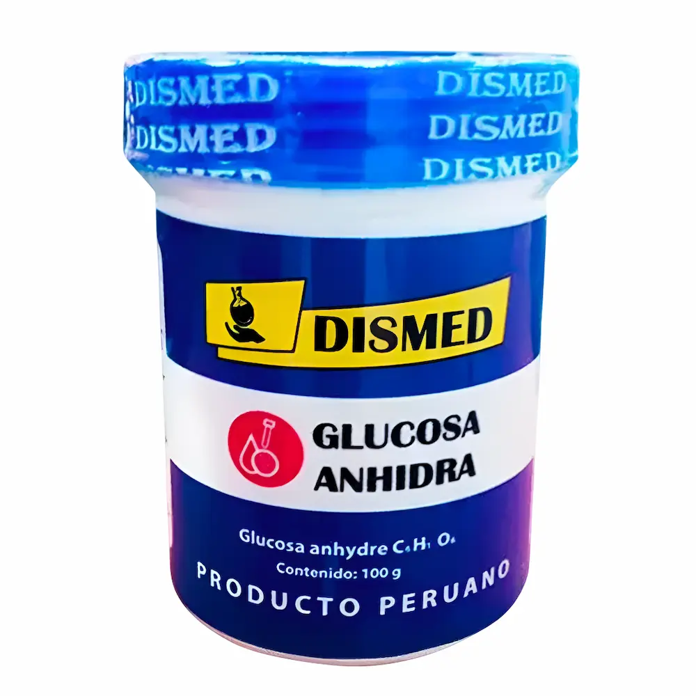 Glucosa Anhidra Dismed® Alta Pureza 100G (1 Par)