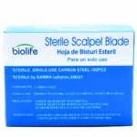 Hoja De Bisturí Biolife® Quirúrgica Esterilizada (1 Caja 100 Unid.)
