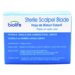 Hoja De Bisturí Biolife® Quirúrgica Esterilizada (1 Caja 100 Unid.) 20