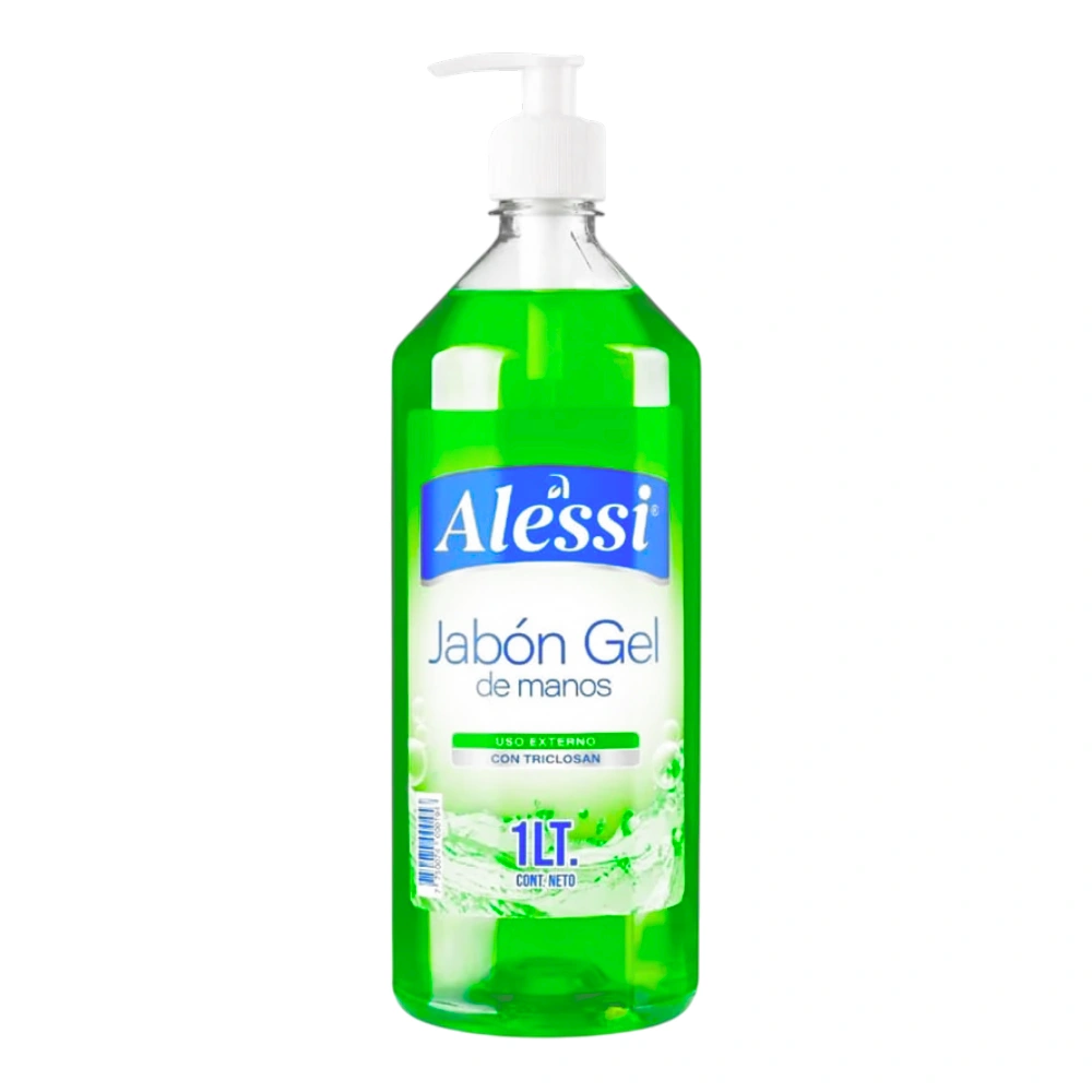 Jabón Gel De Manos Alessi® Antibacterial Con Triclosán (1 Par)