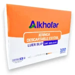 Jeringa Alkhofar® 1Ml 25G X 58 Luer Slip (2 Cajas 200 Unid.)