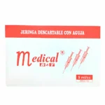 Jeringa Con Aguja Medical B&T® De 5 Ml/Cc Nº 10 (1 Caja 50 Unid.)