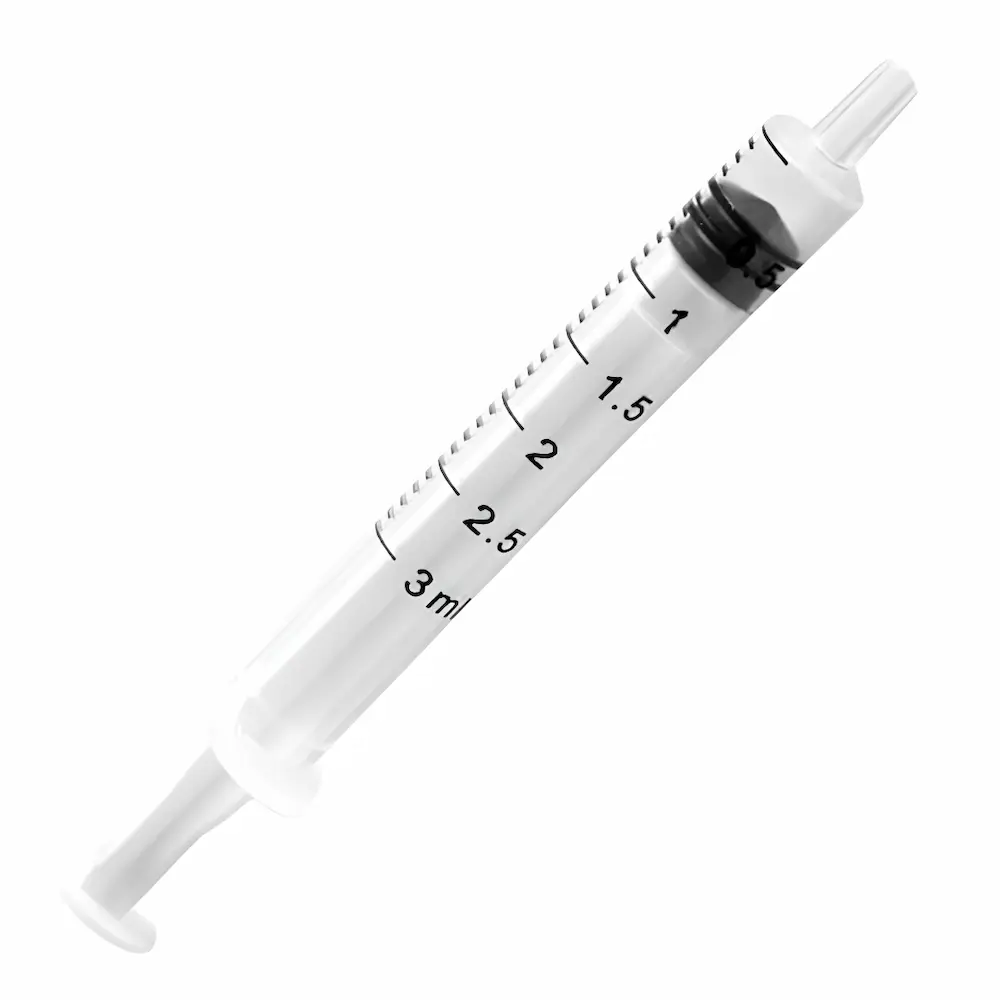Jeringa Descartable 3Ml Tres Partes Con Aguja (1 Caja 50 Unid.)