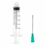 Jeringa Descartable 5Ml Tres Partes Con Aguja (1 Caja 50 Unid.)