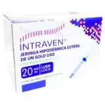 Jeringa Hipodérmica Intraven® 20Ml 21G X 1 1/2 (2 Cajas 100 Unid.)