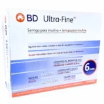 Jeringa Insulina Bd Ultra-Fine™ 0.5Ml 6Mm (1 Caja 100 Jeringas)