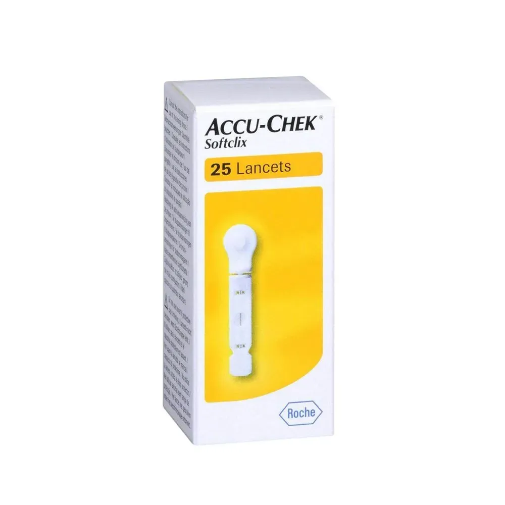 Lancetas De Punción Accu-Chek® Punta Ultrafina (2 Cajas 50 Unid.)