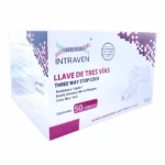 Llave De 3 Vías Intraven® Simple Azul (1 Caja 50 Unid.)