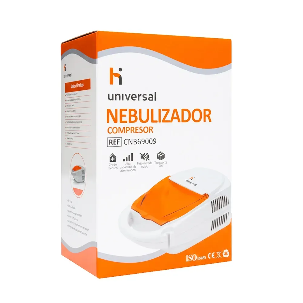Nebulizador Compresor Hi Universal® Equipo De Aerosolterapia (1 Set Completo)