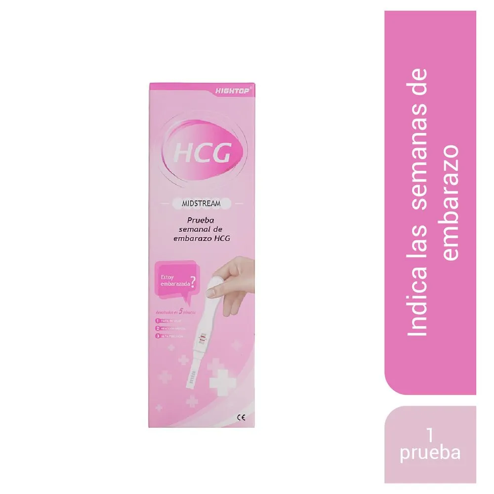 Prueba Semanal De Embarazo Hcg Hightop® (Por Unidad)