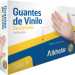 Guantes De Protección Alkhofar® Transparentes M (2 Cajas 200 Unid.)