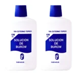 Solución Astringente De Burow Farmasur® Dérmico 120Ml (1 Par)