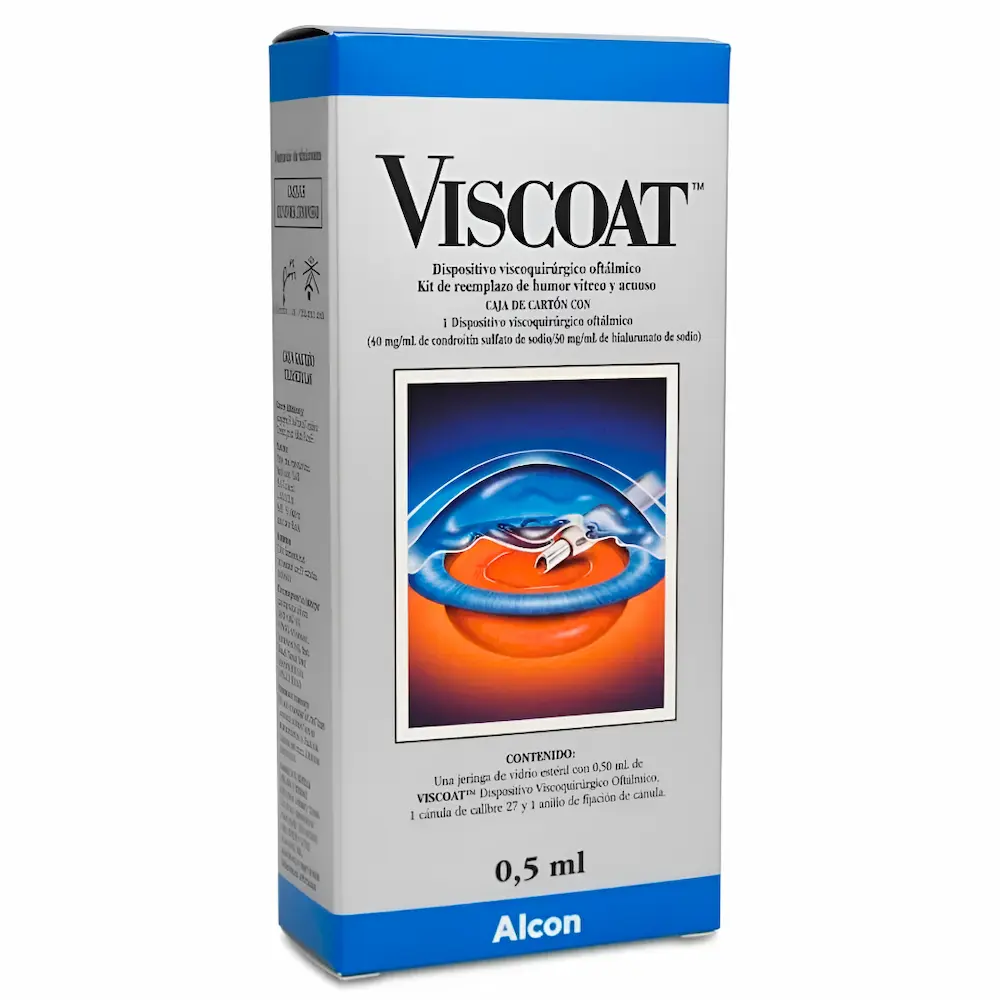 Solución Viscoquirúrgica Alcon Viscoat™ 0.5Ml (1 Caja 1 Kit)