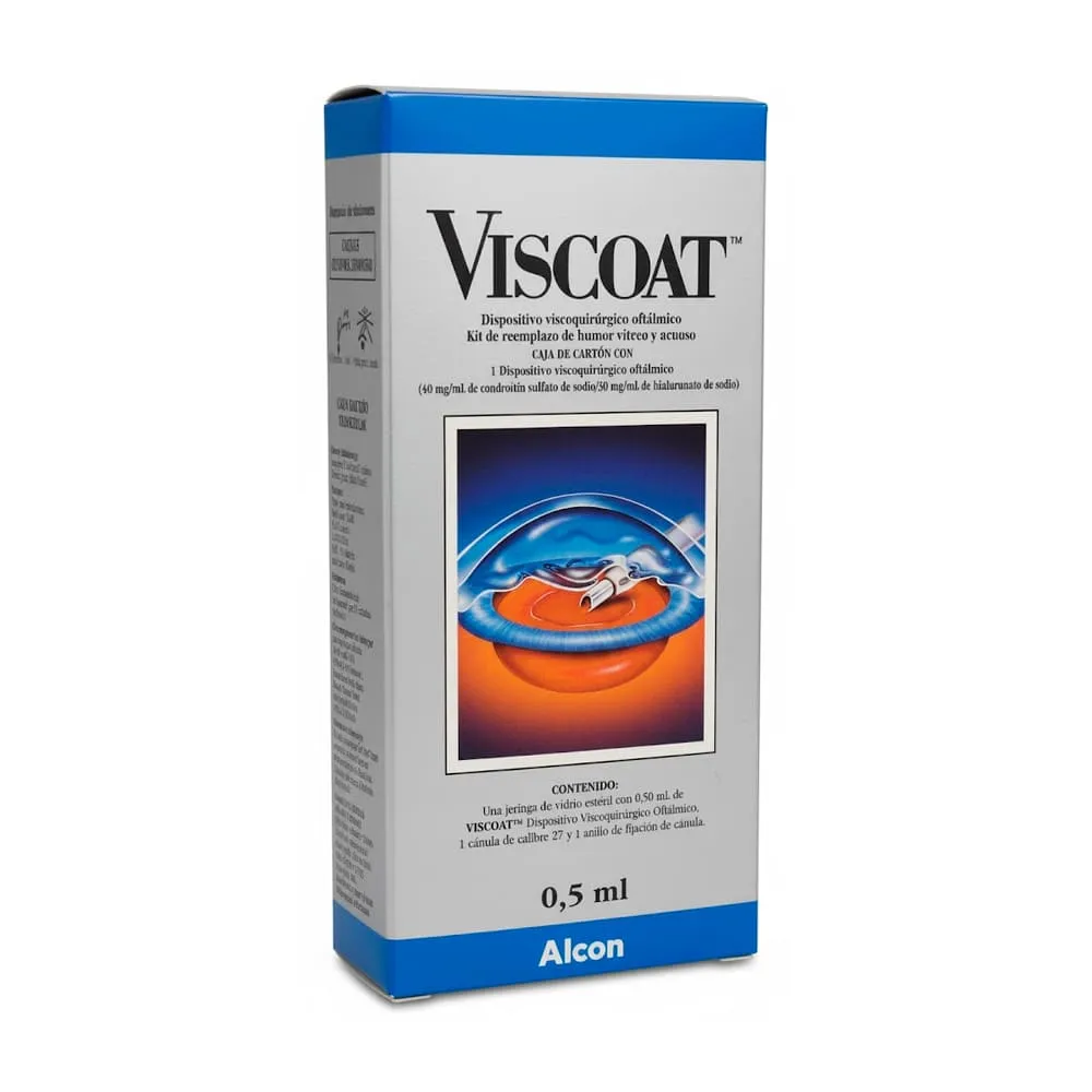 Solución Viscoquirúrgica Alcon Viscoat™ 0.5Ml (1 Caja 1 Kit)