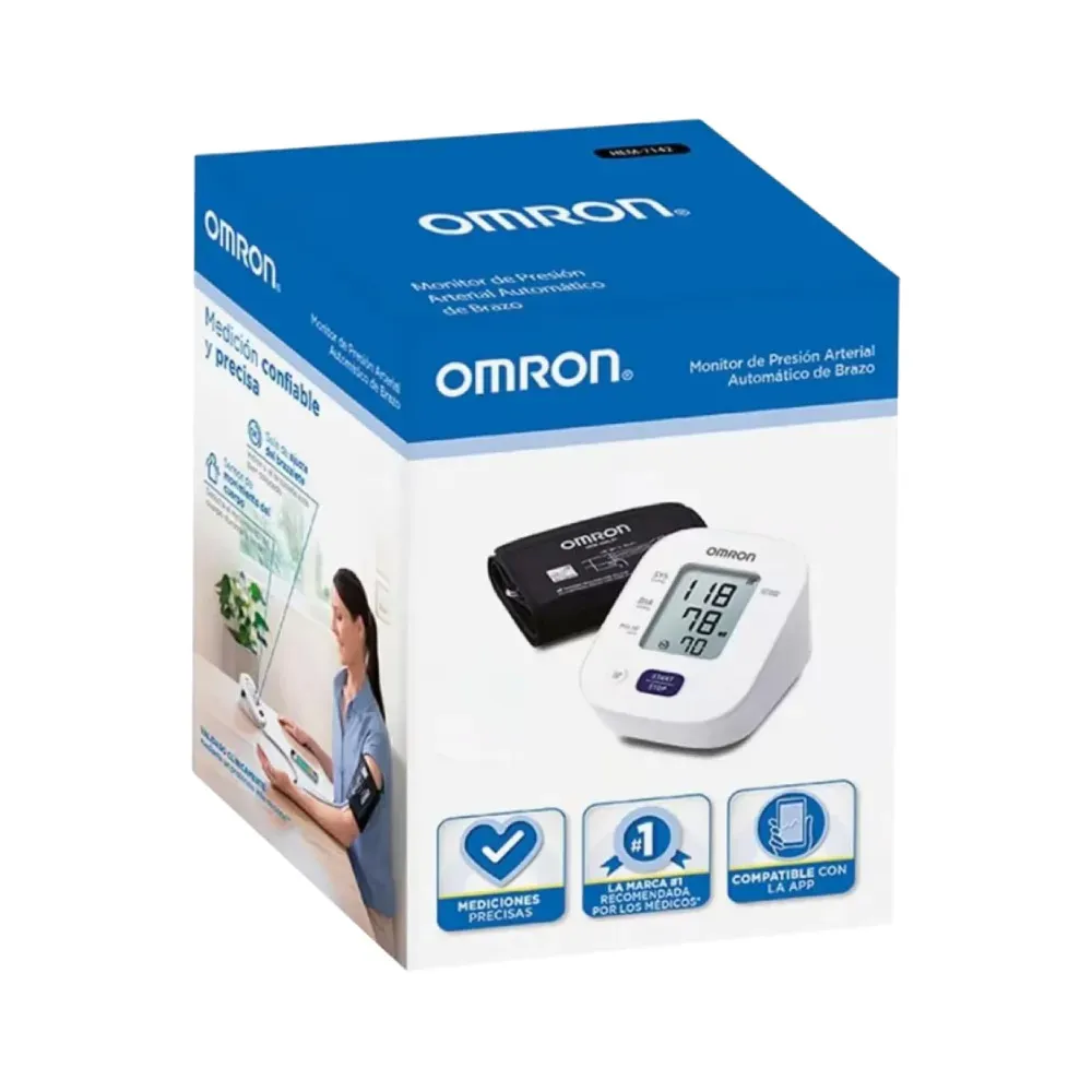 Tensiómetro De Brazo Omron® Hem 7121J Digital (1 Set Completo)
