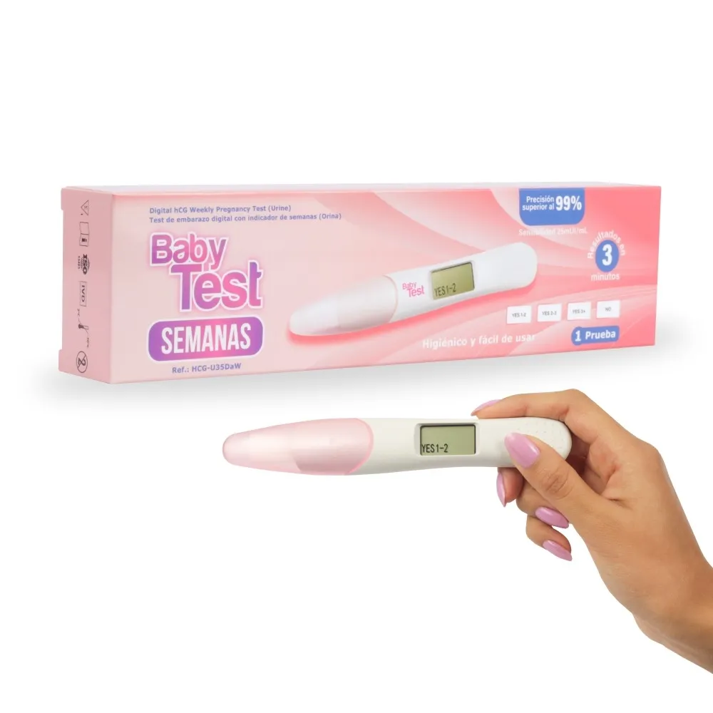 Test De Embarazo Digital Baby Test® Semanas (1 Caja 1 Prueba)
