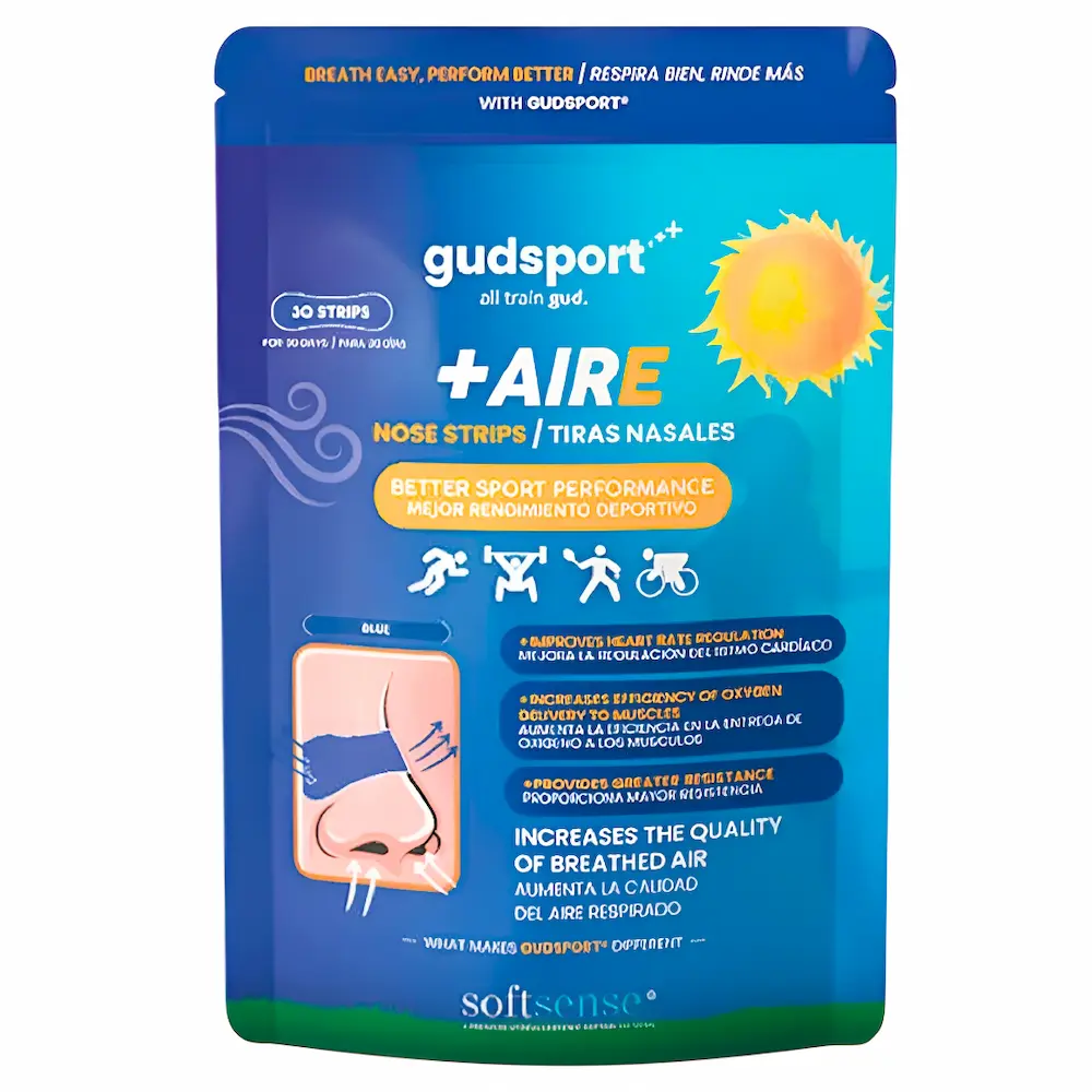 Tiras Nasales Deportivas Gudsport® +Aire (1 Bolsa 30 Unidades)