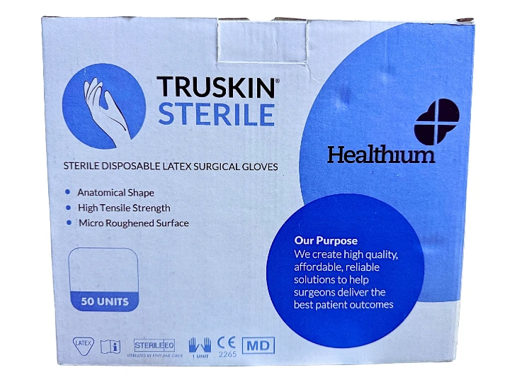 Truskin® Guante Quirúrgico Estéril Máxima Protección (1 Caja 50 Par.) Truskin® Guante Quirúrgico Estéril Máxima Protección (1 Caja 50 Par.)