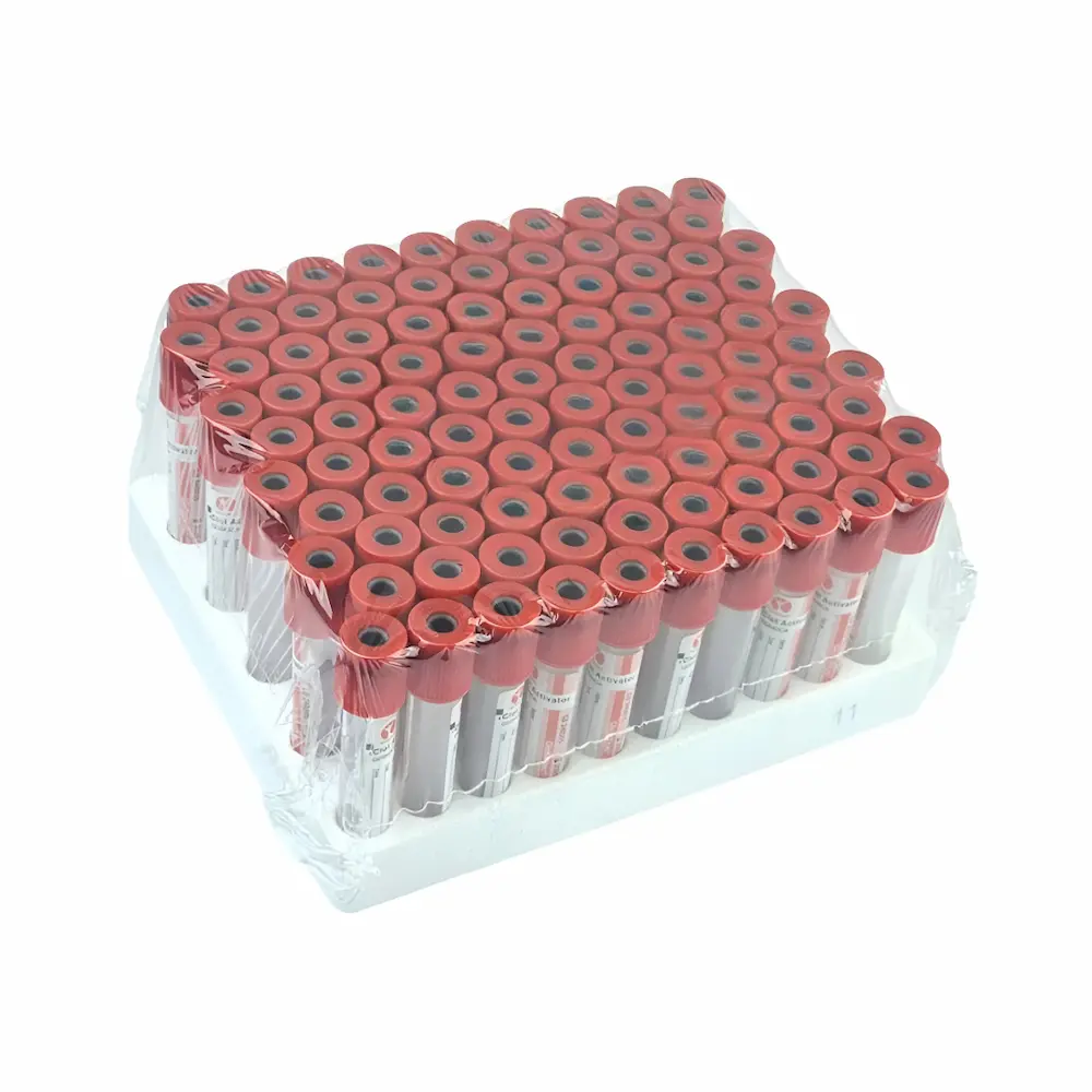 Tubos Tapa Roja Globalvac® Sin Gel (1 Gradilla 100 Unidades)