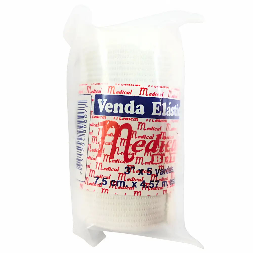 Venda Elástica Medical® 3″ X 5 Yds (1 Caja 15 Unid.)