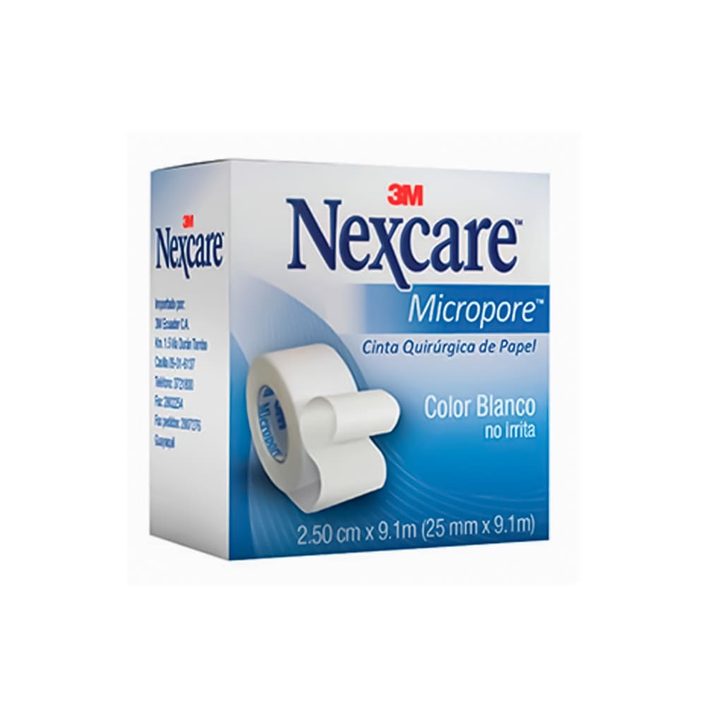 Esparadrapo Micropore Nexcare® 2.5Cm X 9.1M (Por Unidad) Esparadrapo Micropore Nexcare® 2.5Cm X 9.1M (Por Unidad)