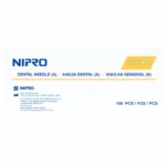 Aguja Dental Hipodérmica Larga Nipro® 27G X 30Mm (1 Caja 100 Und)