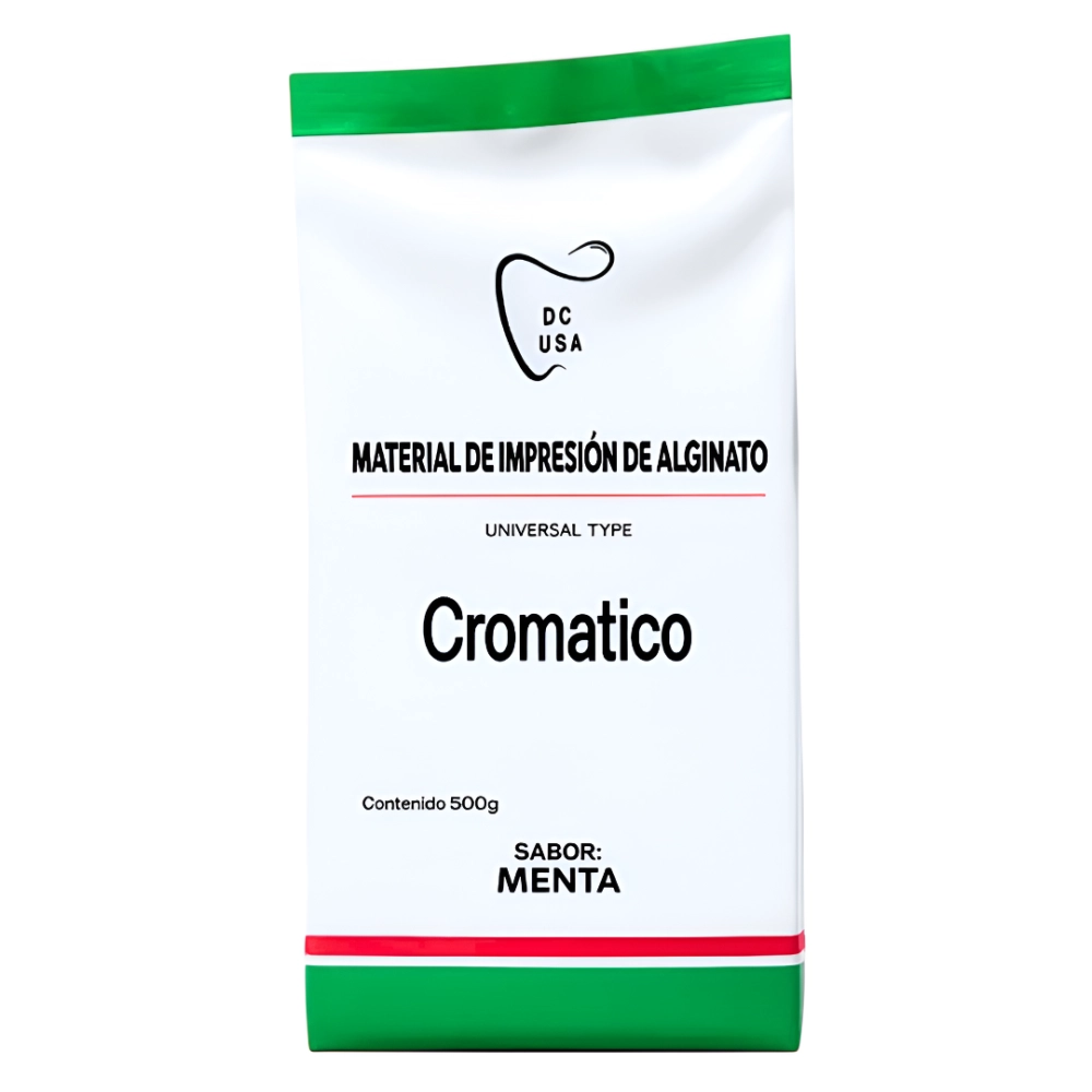 Alginato Cromatico Dental Sabor Menta 500G (1 Par)