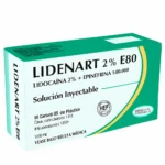 Anestésico Lidenart® 2% E80 Inyectable (1 Caja 50 Unid.)