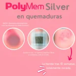 Apósito de Plata PolyMem® Silver Antimicrobiano (Por Unidad)