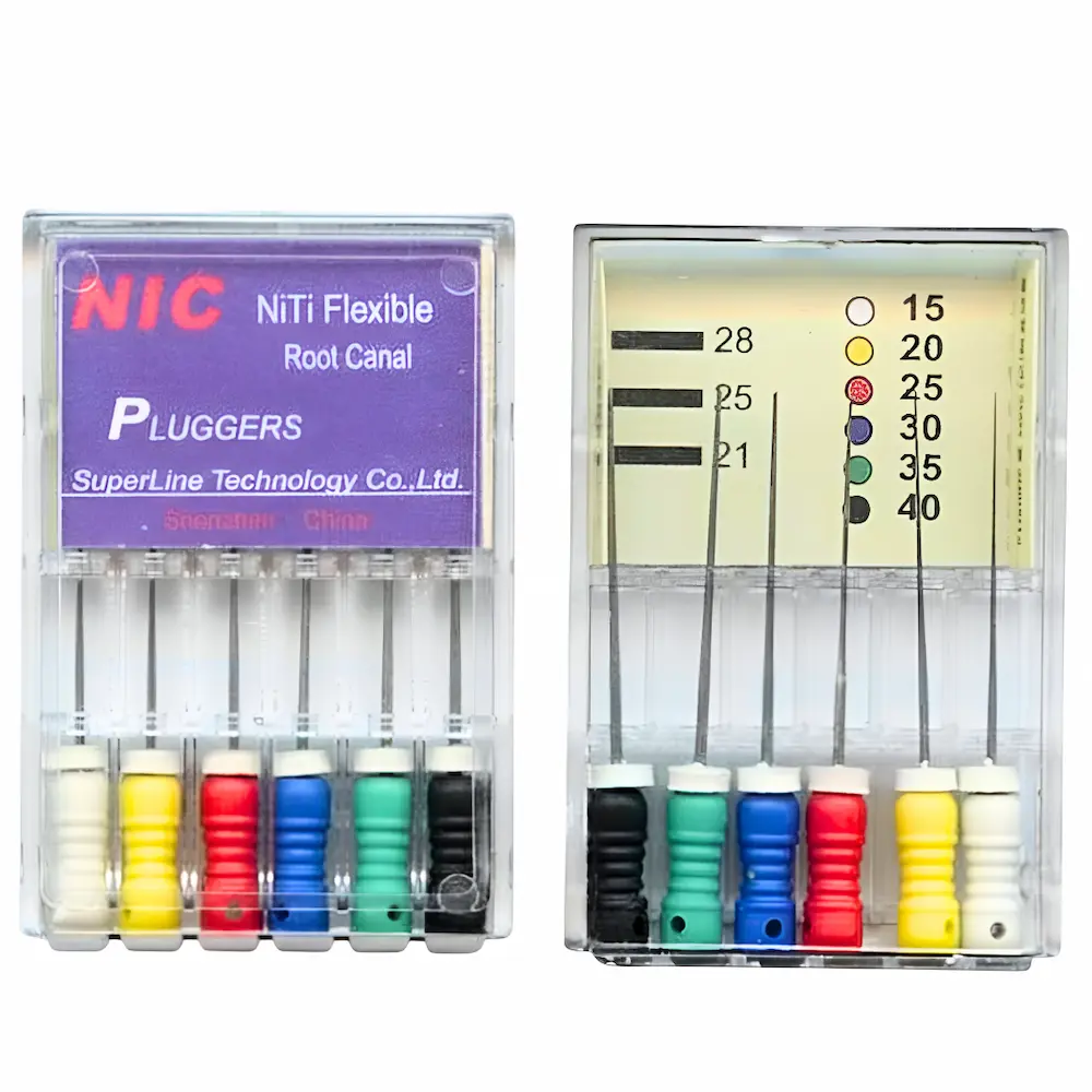 Condensadores Digitales Pluggers Nic® Niti (1 Blíster 6 Uds)