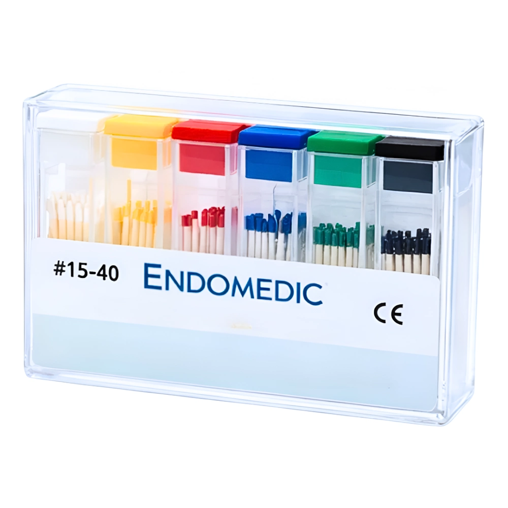 Conos De Papel Endomedic® Absorcion Dental (2 Cajas 400 Unid.)