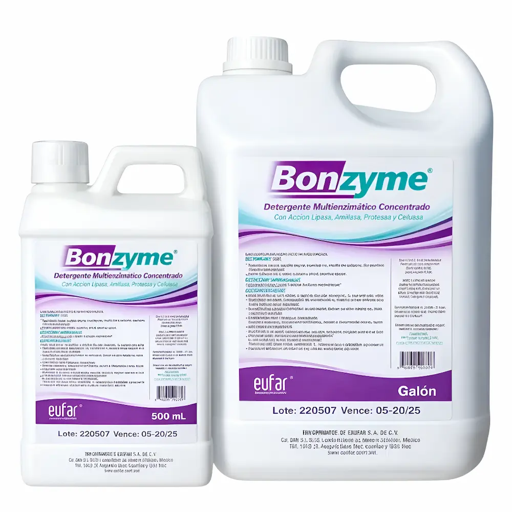 Detergente Multienzimático Bonzyme® Eufar® Clínico (1 Frasco 500Ml) Detergente Multienzimático Bonzyme® Eufar® Clínico (1 Frasco 500Ml)