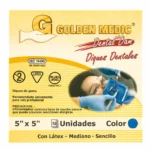 Dique De Goma Azul 5X5 Golden Medic® (1 Caja 52 Unid.)