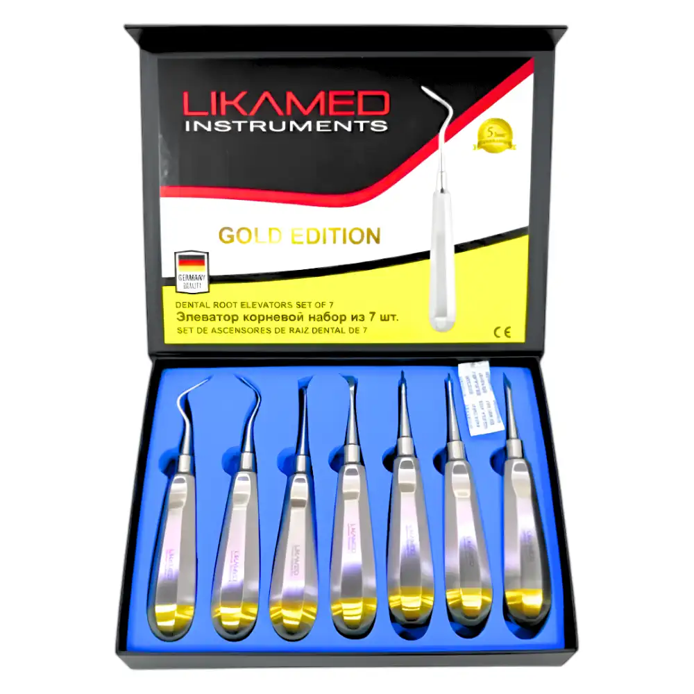 Set De Elevadores De Raíz Likamed® Gold (1 Kit Completo) Set De Elevadores De Raíz Likamed® Gold (1 Kit Completo)