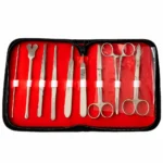 Estuche De Disección Profesional Quirúrgico (1 Set 9 Piezas)