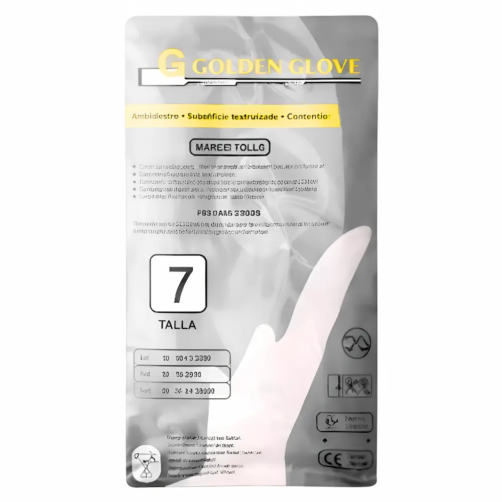 Guantes Quirúrgicos Estériles Golden Glove® (1 Caja 50 Pares)