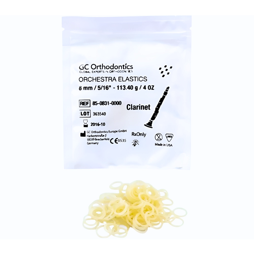 Liga Intermaxilar Gc Orthodontics® Elásticos De Alta Precisión (5 Paq.)