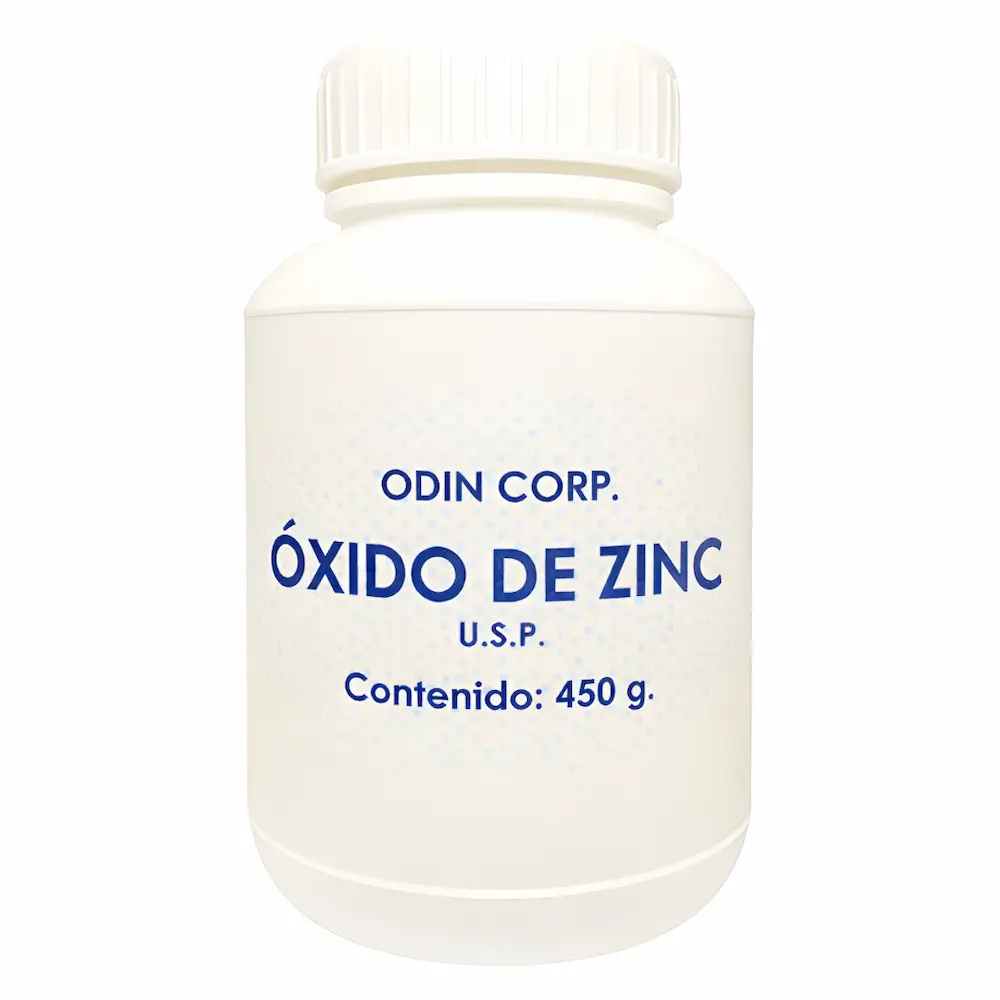 Óxido De Zinc U.S.P. Odin Corp.® (1 Frasco 450G)