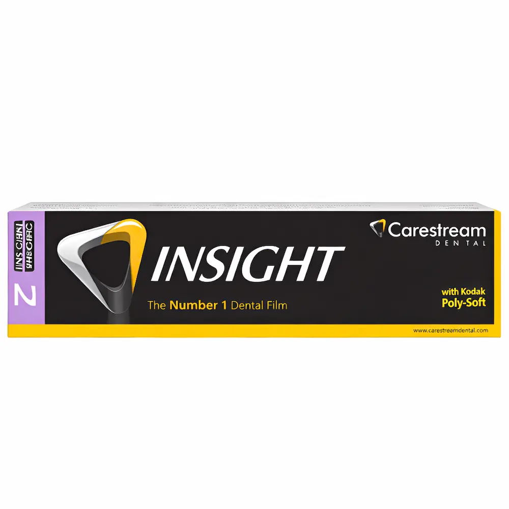 Película Radiográfica Carestream® Insight Lila Adulto (1 Caja) Película Radiográfica Carestream® Insight Lila Adulto (1 Caja)