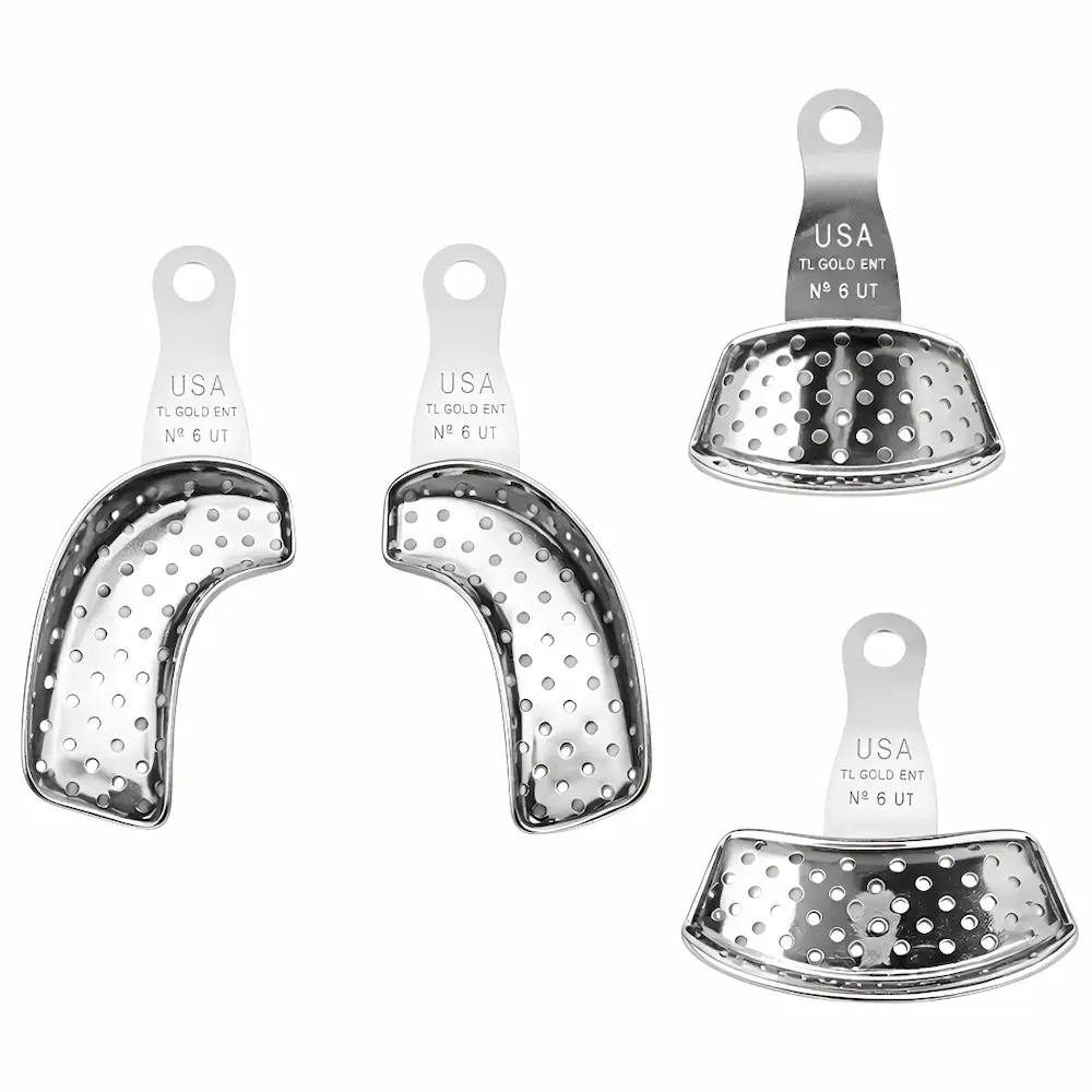 Set De Cubetas Parciales De Acero Tecnodent® (4 Unidades)