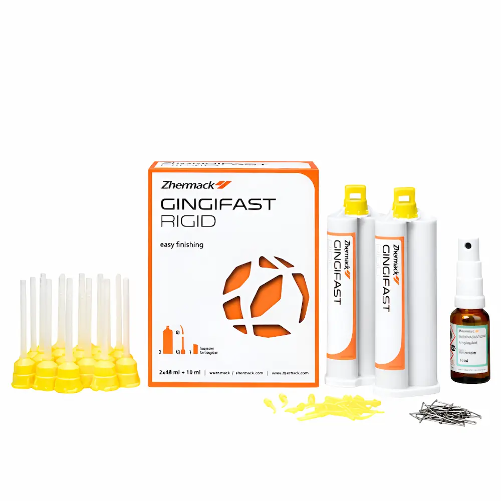Silicona Gingifast Rigid Zhermack® Laboratorio (1 Set Completo) Silicona Gingifast Rigid Zhermack® Laboratorio (1 Set Completo)