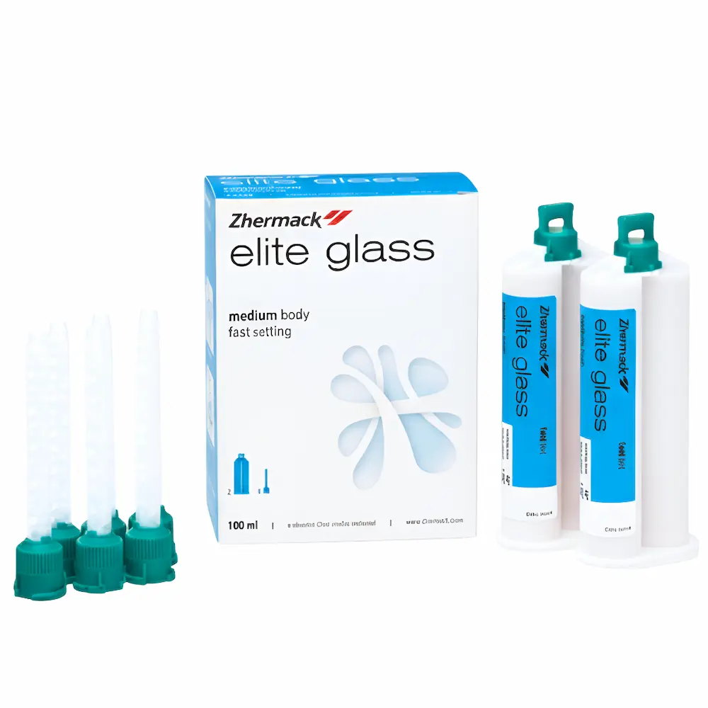 Silicona Transparente Elite Glass Zhermack® (1 Set Completo) Silicona Transparente Elite Glass Zhermack® (1 Set Completo)