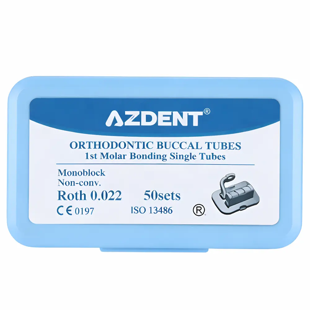 Tubos Bucales De Ortodoncia Roth 0.022 Azdent® (1 Caja 200 Und) Tubos Bucales De Ortodoncia Roth 0.022 Azdent® (1 Caja 200 Und)