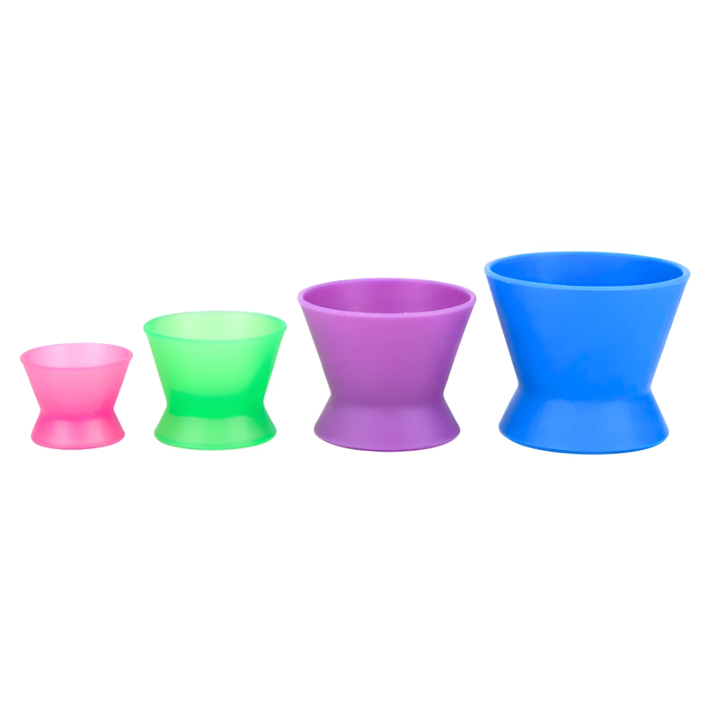 Vasos Dappen De Silicona Flexible Varias Medidas (1 Caja 8 Unid.)