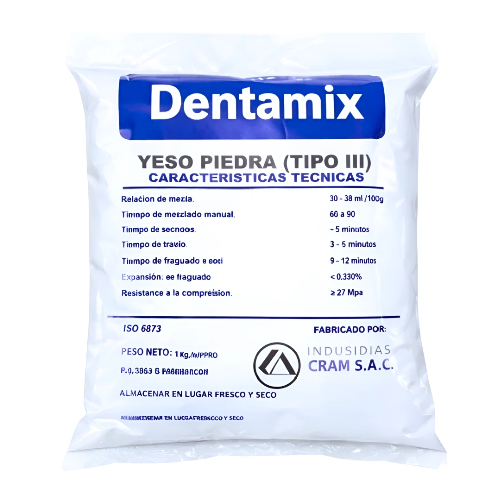 Yeso Tipo Iii Dentamix® Para Modelos De Precisión (1 Caja 5 Unid.)