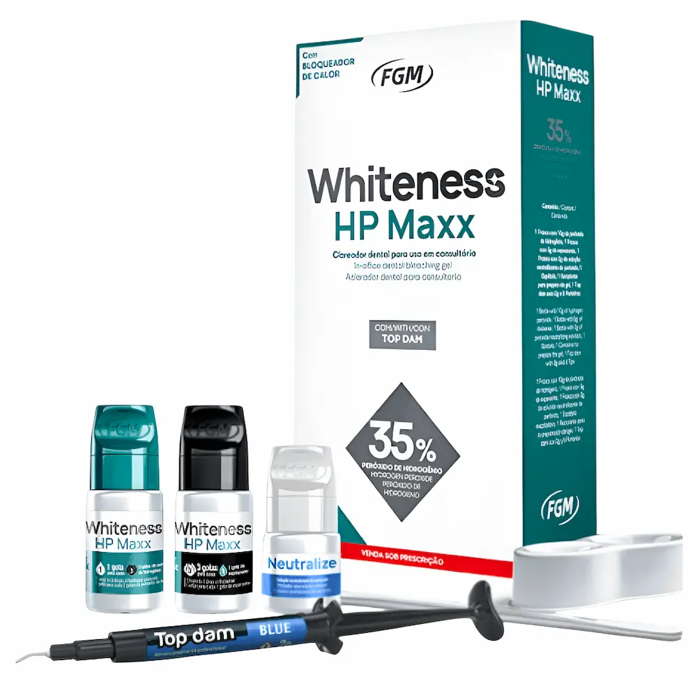 Blanqueador Whiteness Hp Maxx 35% Fgm® Estética Premium (1 Set)